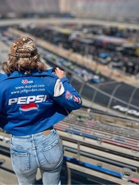 Pepsi Blue Logo Racing Jacket